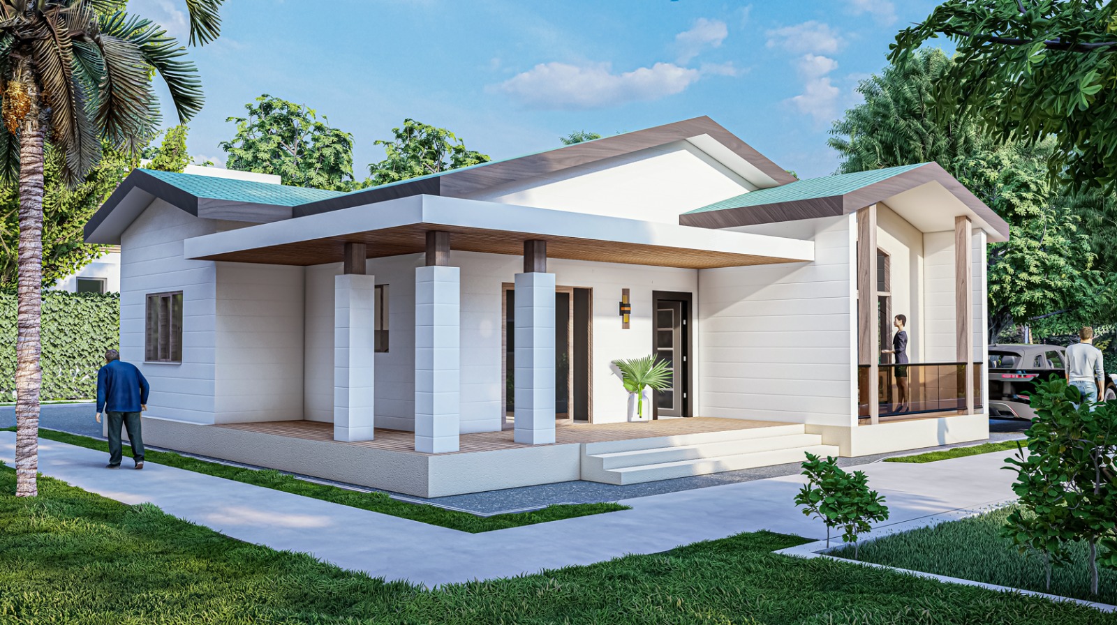 120 m² 2+1 Tek Kat Çelik Ev