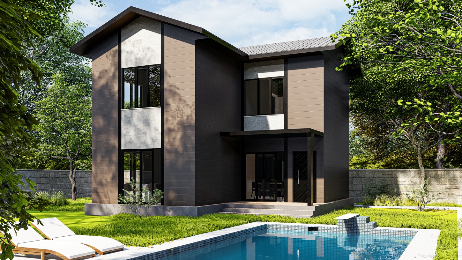 101 m² 2+1 Dubleks Çelik Ev