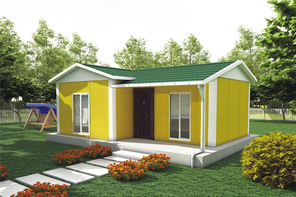 40 m² 1+1 Tek Kat Prefabrik Ev