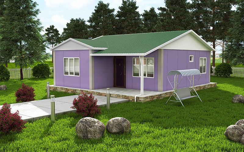 69 m² 2+1 Tek Kat Prefabrik Ev görsel 2