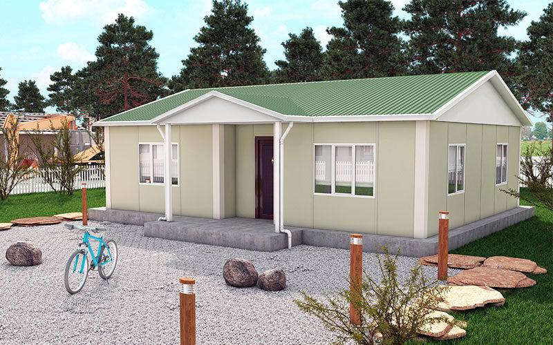 82 m² 3+1 Tek Kat Prefabrik Ev görsel 2