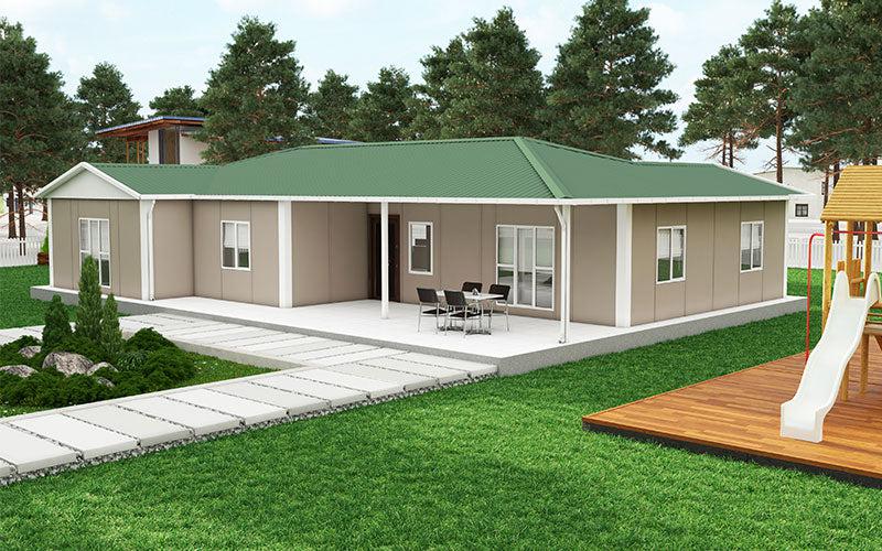 166 m² 4+1 Tek Kat Prefabrik Ev görsel 2