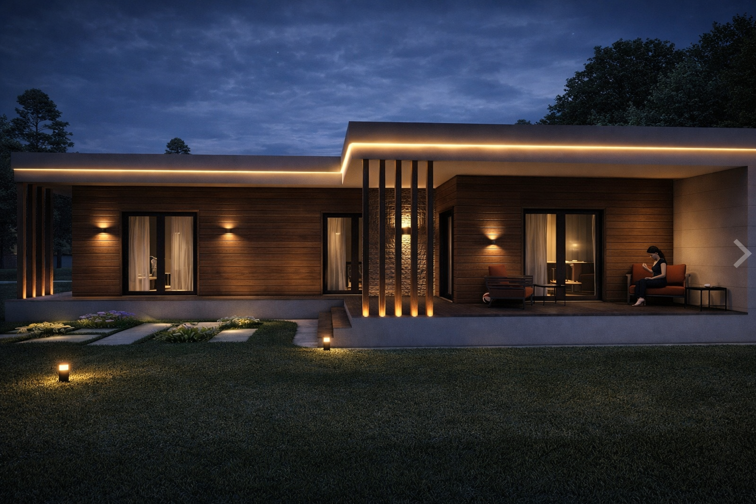 174 m² 3+1 Tek Katlı Çelik Villa | Nova 174 görsel 2