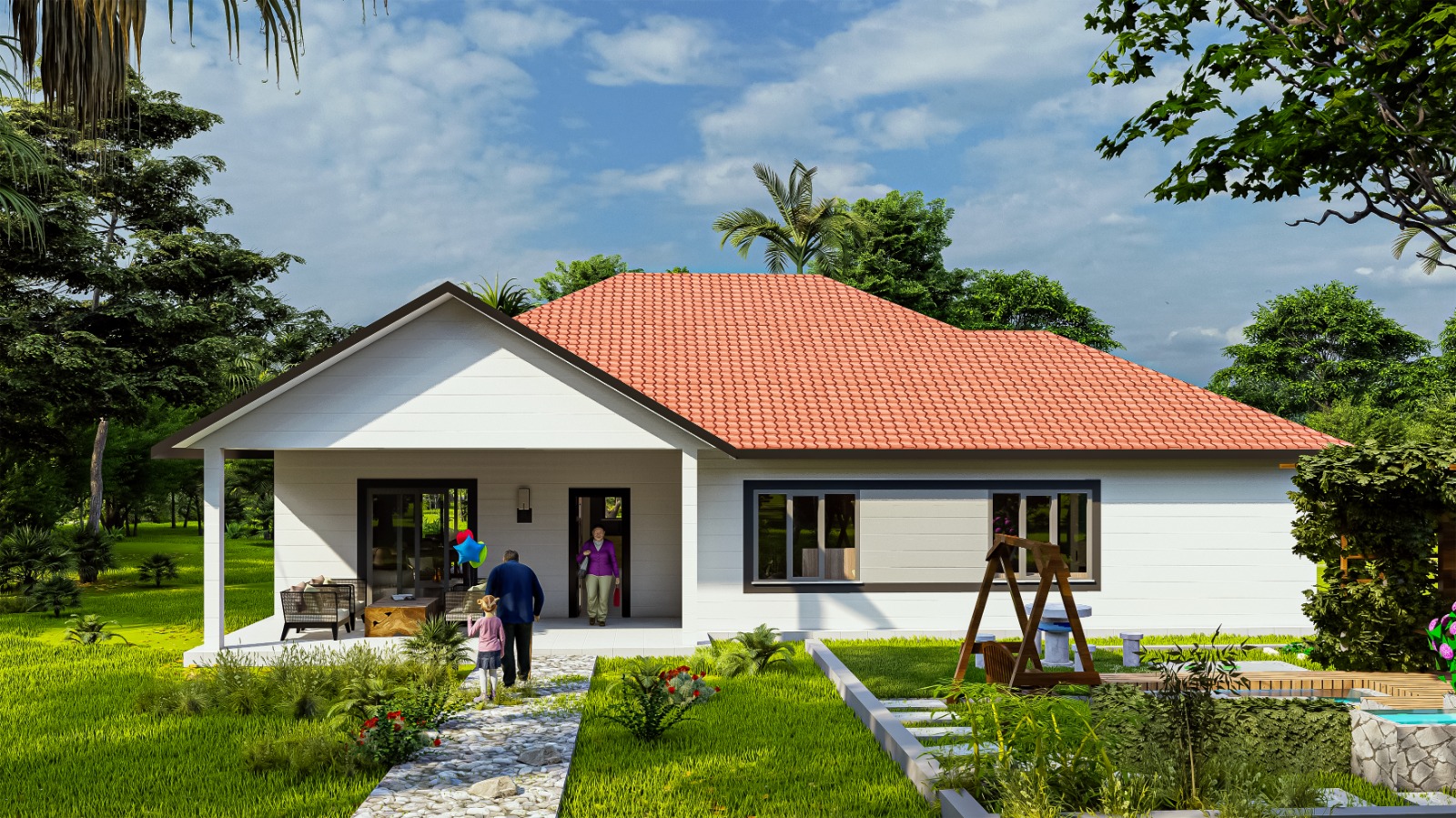 187 m² 2+1 Tek Kat Çelik Ev görsel 3