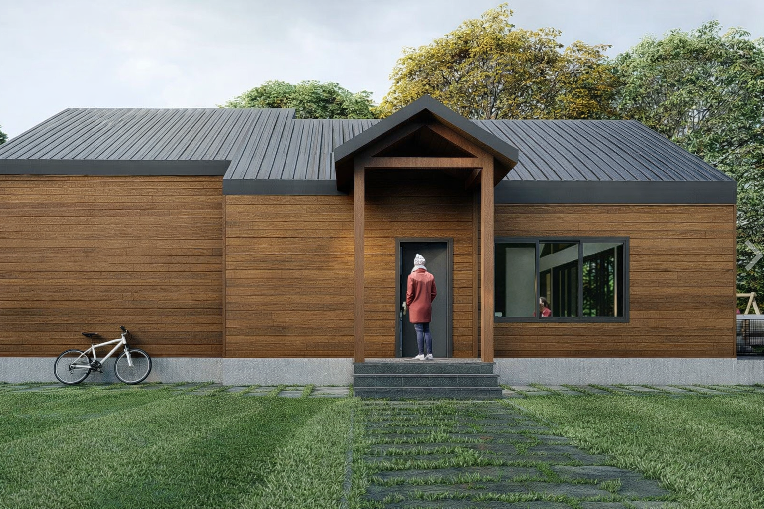 170 m² 3+1 Dubleks Çelik Villa görsel 4