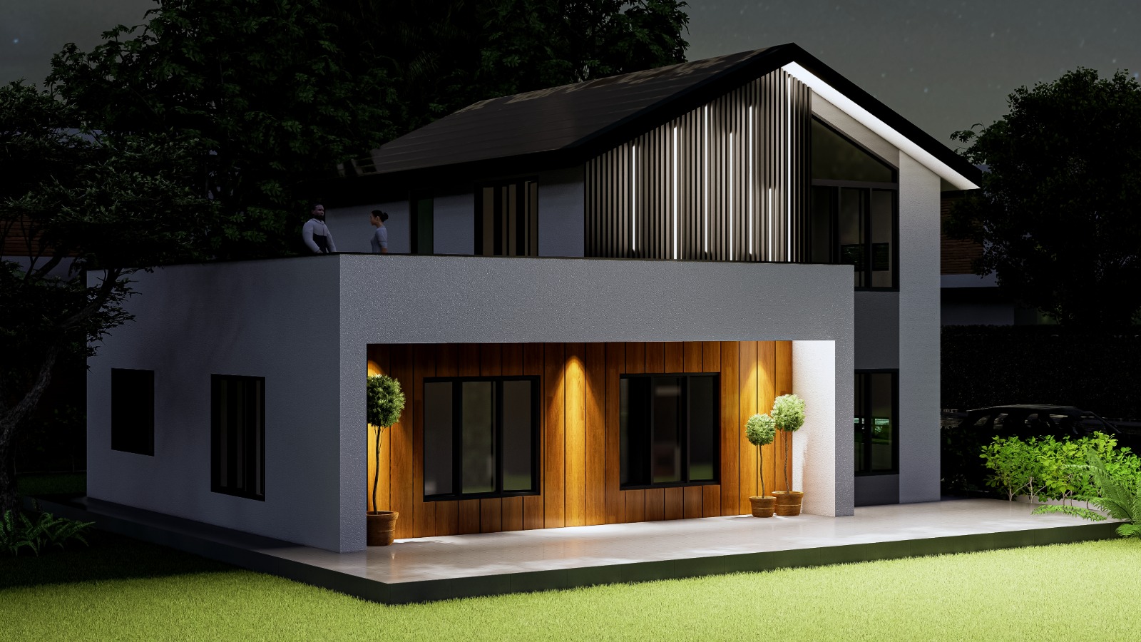 183 m² 3+1 Dubleks Çelik Villa görsel 3