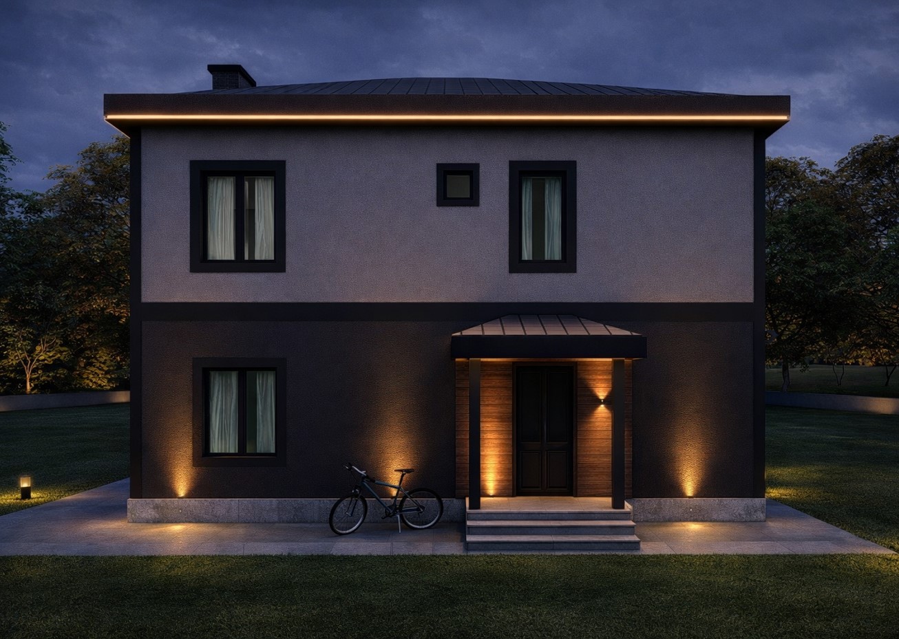 206 m² 4+1 Dubleks Çelik Villa görsel 4