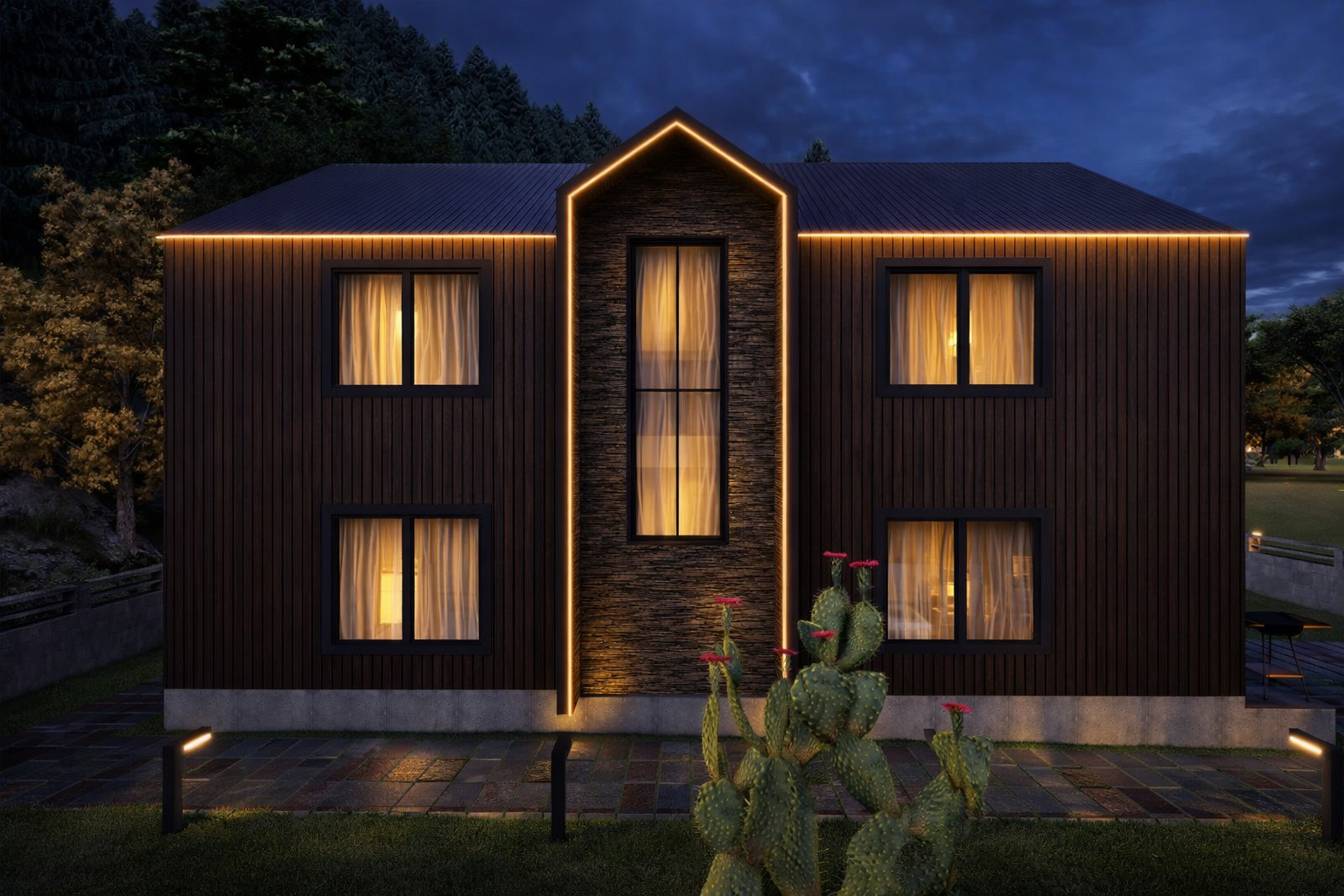 210 m² 4+1 Dubleks Çelik Villa son görsel